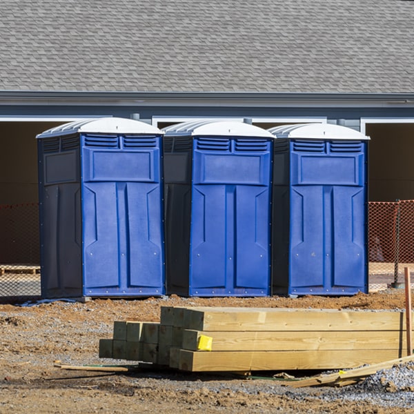 how can i report damages or issues with the porta potties during my rental period in Mount Perry